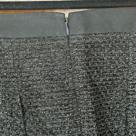 Loft Petite Black Sparkle Skirt - Picture 2 of 6